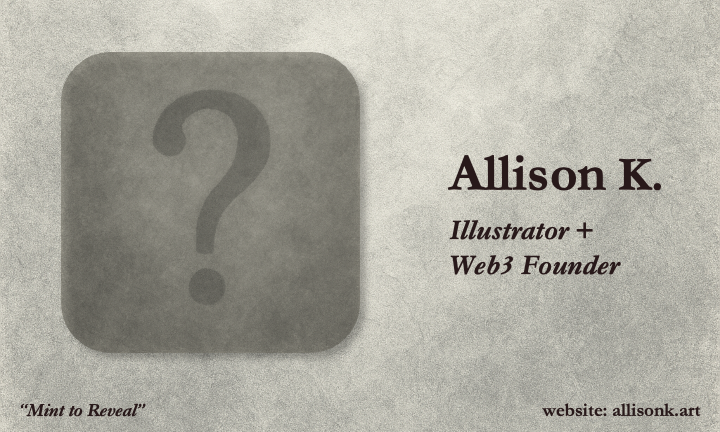 Allison Kiernan NFT Business Card - Mint to Reveal Design